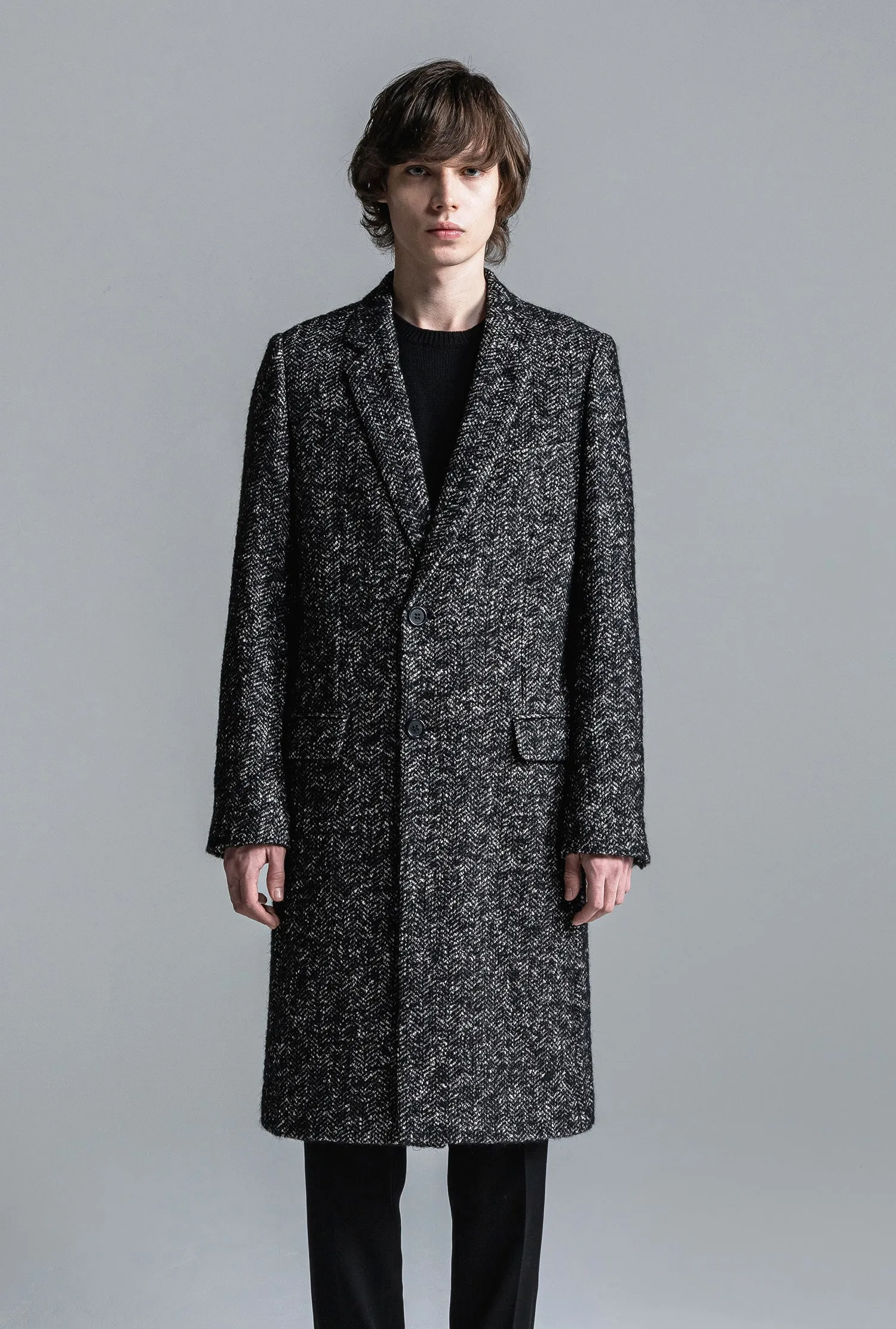 RAFANELLI TWEED CHESTERFIELD COAT [2025S/S]