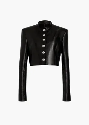 Samuelson Jacket in Black Leather