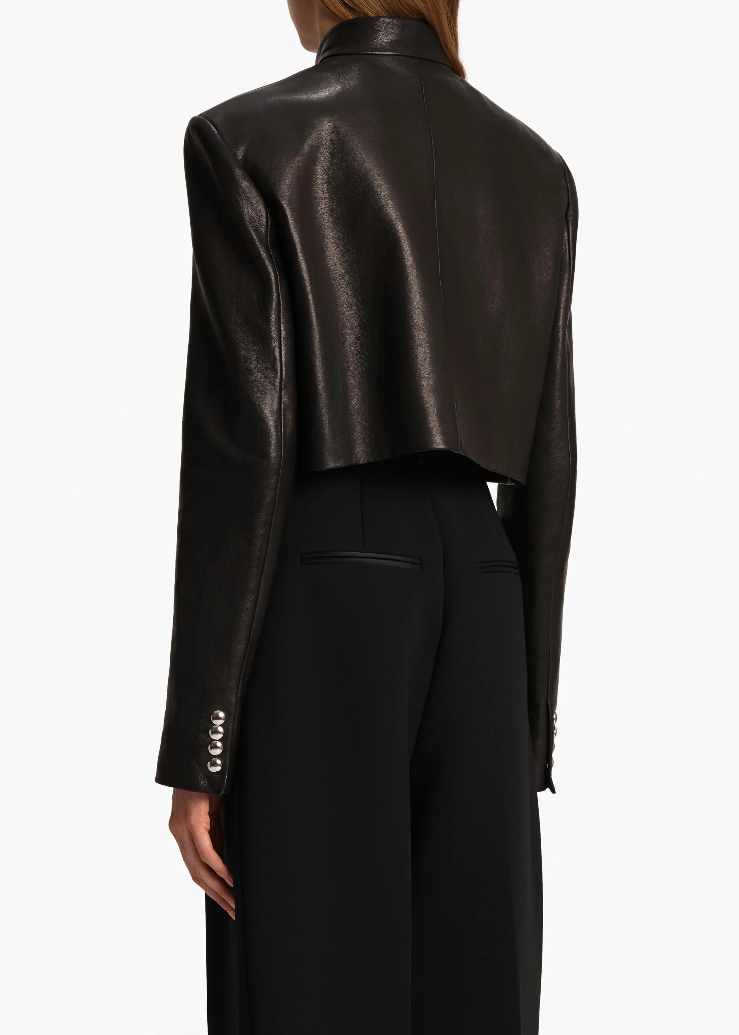 Samuelson Jacket in Black Leather