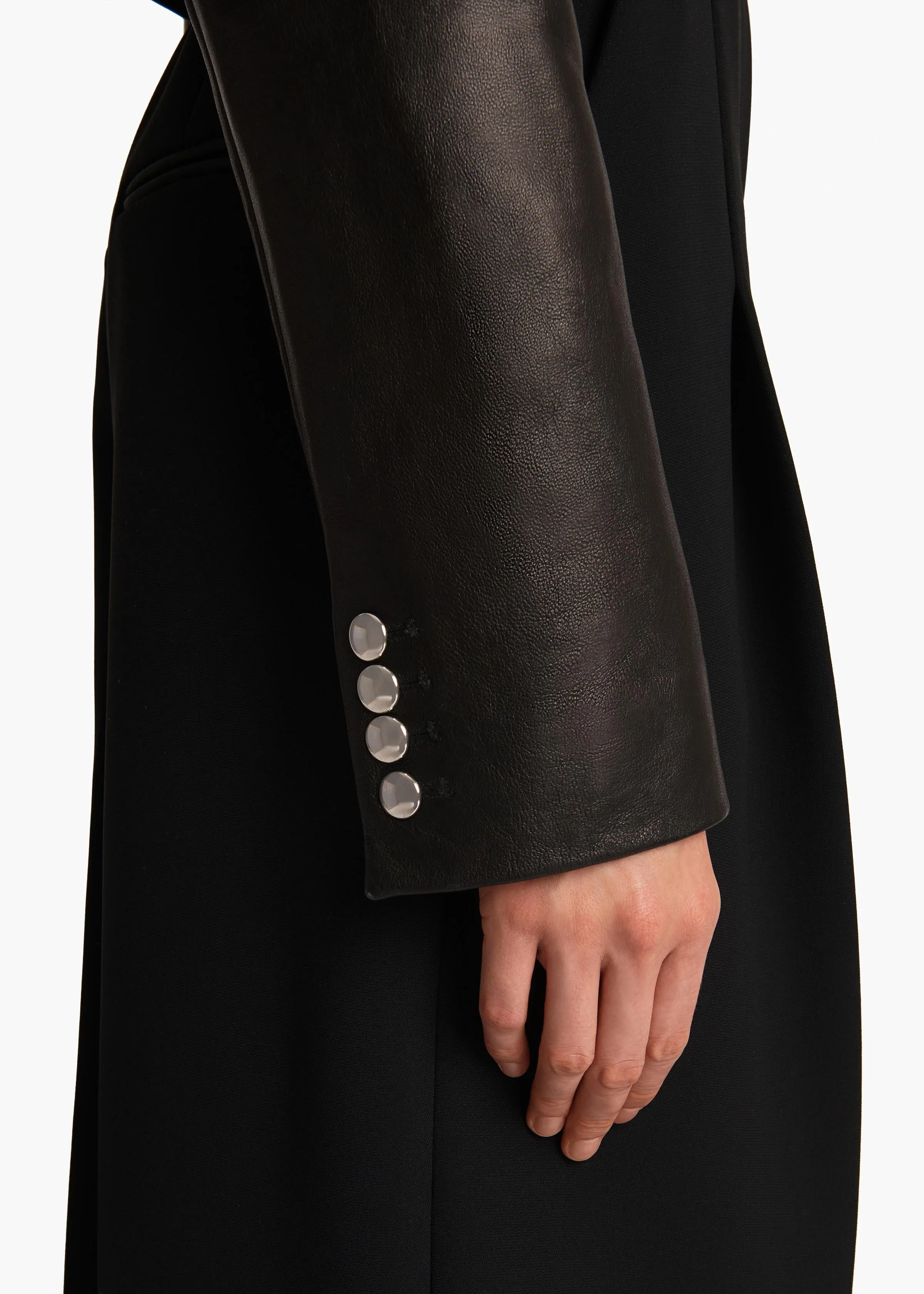 Samuelson Jacket in Black Leather
