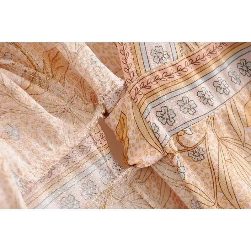 SHORT SLEEVE V-NECK WRAP DRESSES
