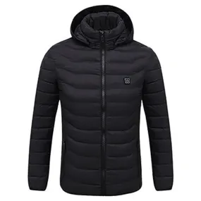 Sidiou Group USB Electric Heated Jacket Adjustable Temperature Lightweight Heated Down Jacket Coats