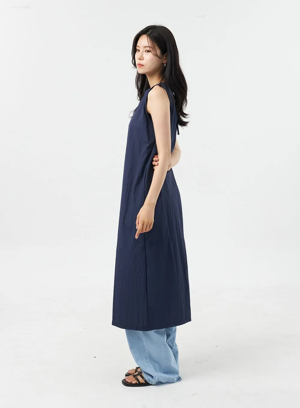 Sleeveless Maxi Dress OU308