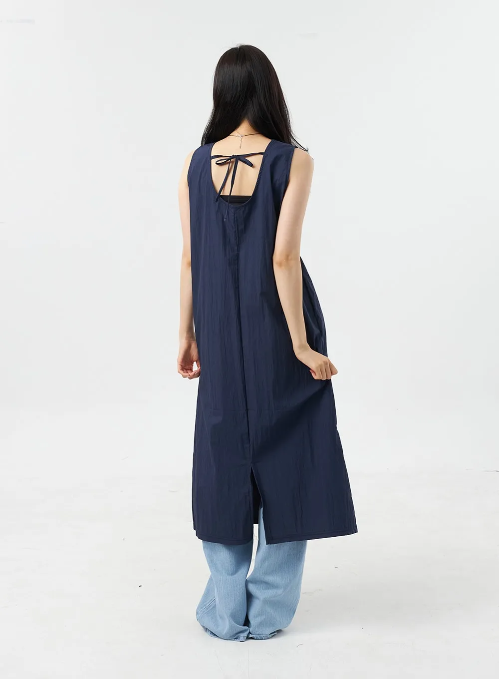 Sleeveless Maxi Dress OU308