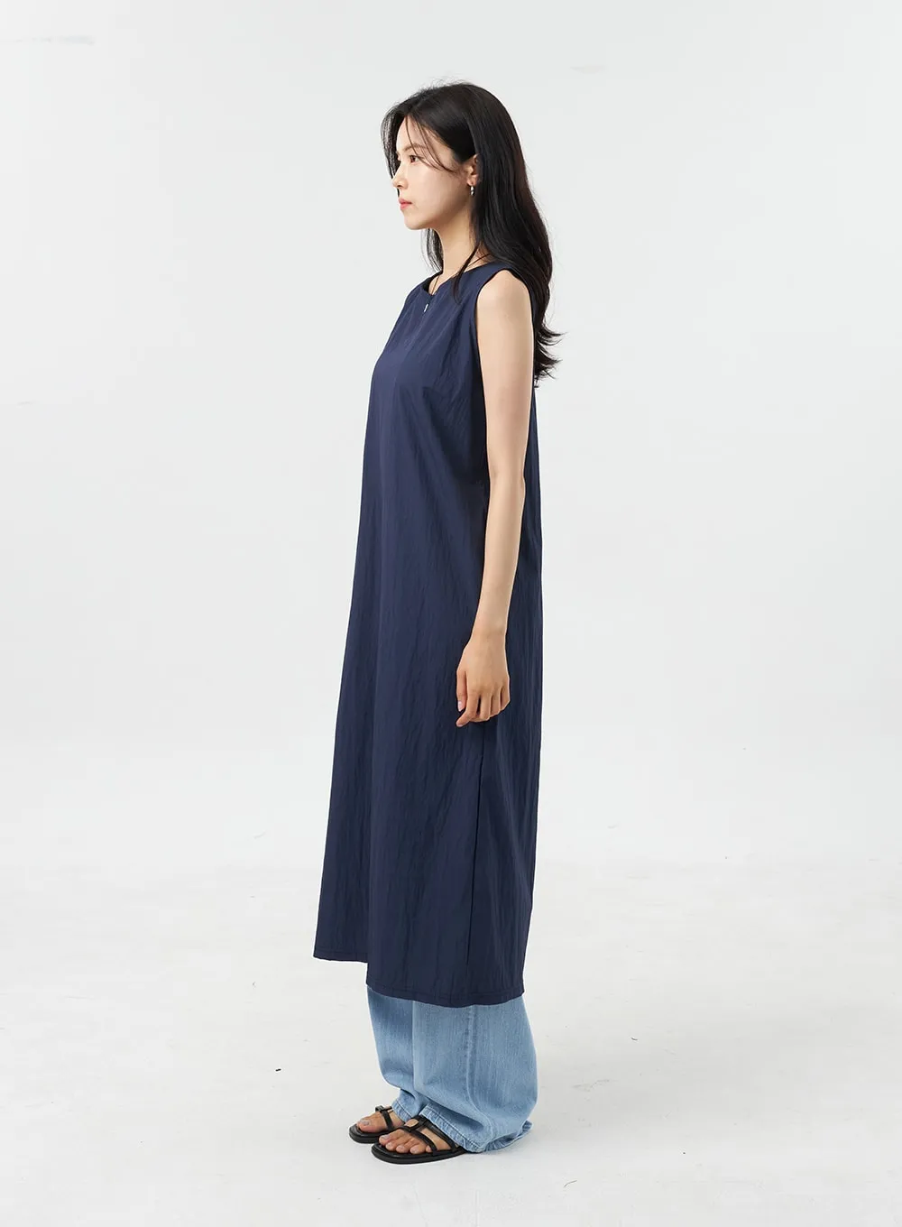 Sleeveless Maxi Dress OU308