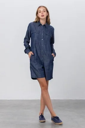 Tencel Short Jumpsuit