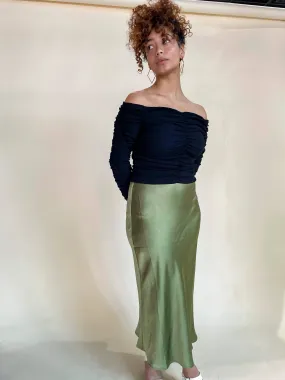 The Kaia Skirt-Green Skirt