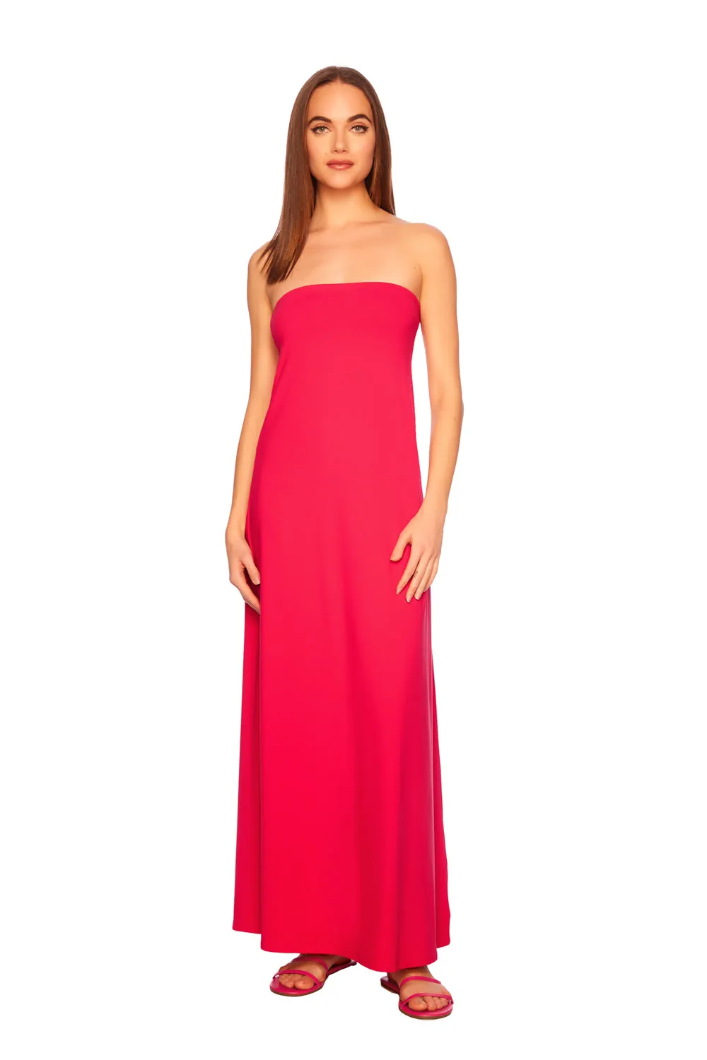 tube flare dress