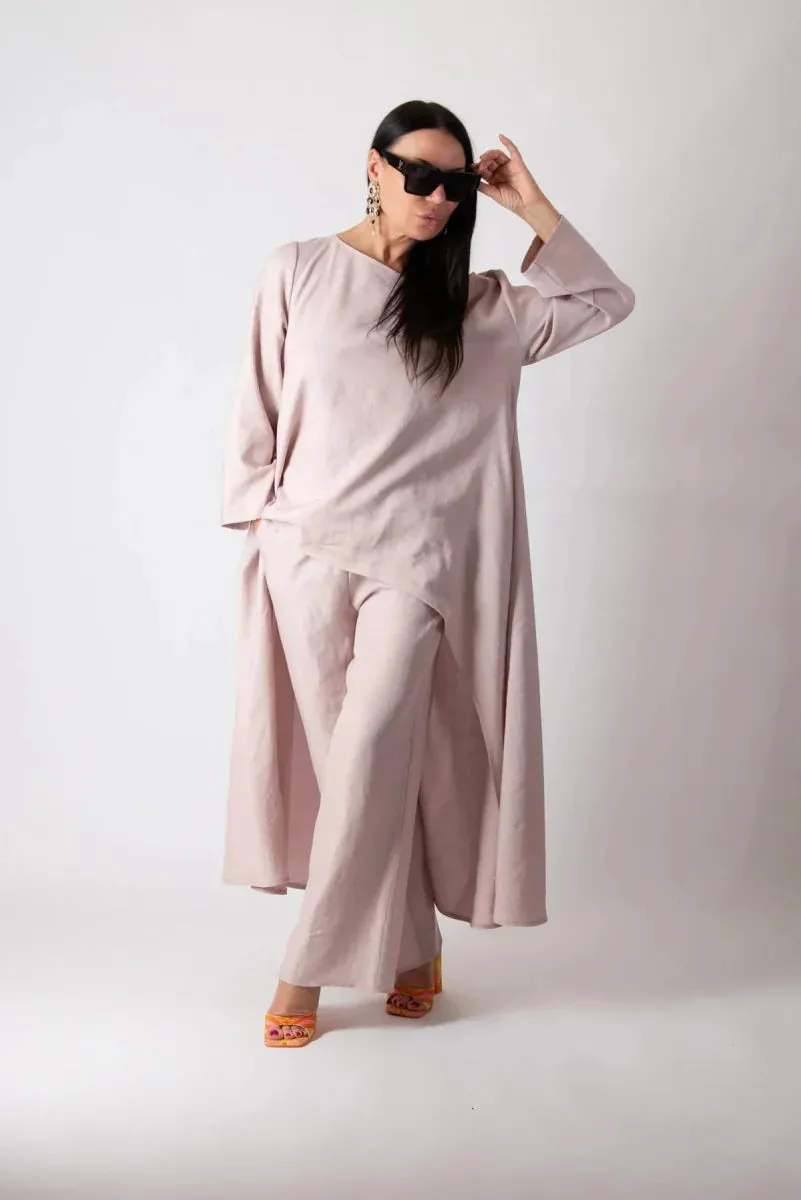 WIDE LINEN TOP JESIKA by EUG Fashion