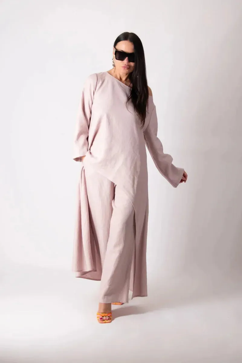 WIDE LINEN TOP JESIKA by EUG Fashion