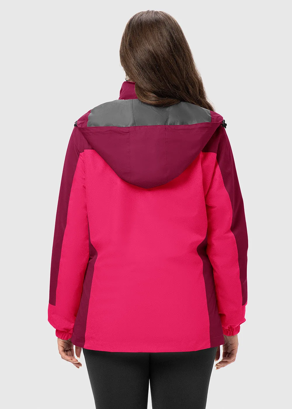 Women's 3-in-1 Water Resistant With Inner Fleece Jacket