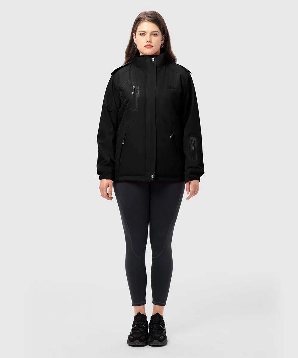 Women's 3-in-1 Water Resistant With Inner Fleece Jacket