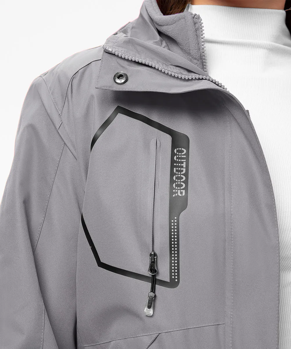 Women's 3-in-1 Water Resistant With Inner Fleece Jacket