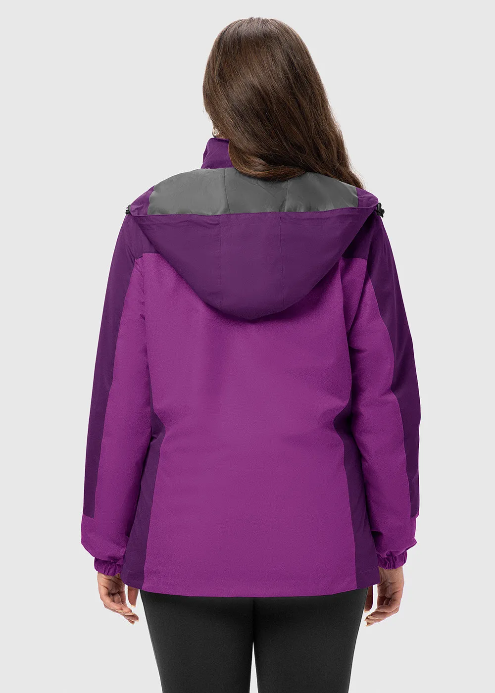 Women's 3-in-1 Water Resistant With Inner Fleece Jacket