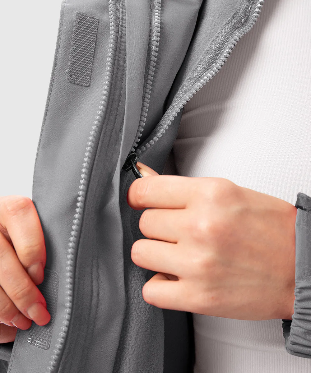 Women's 3-in-1 Water Resistant With Inner Fleece Jacket
