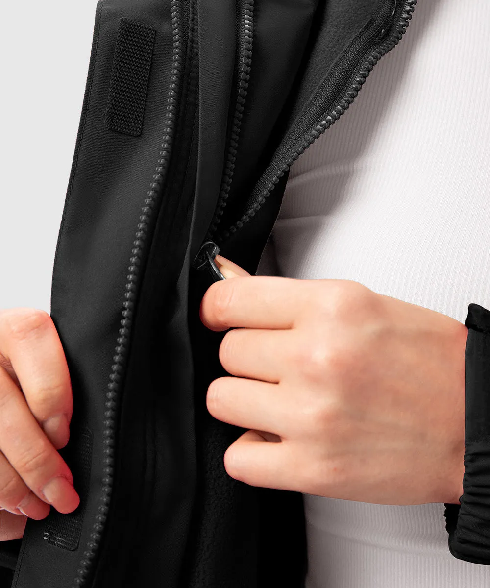 Women's 3-in-1 Water Resistant With Inner Fleece Jacket
