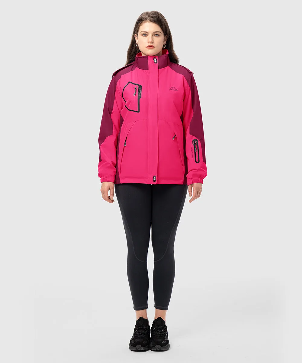 Women's 3-in-1 Water Resistant With Inner Fleece Jacket
