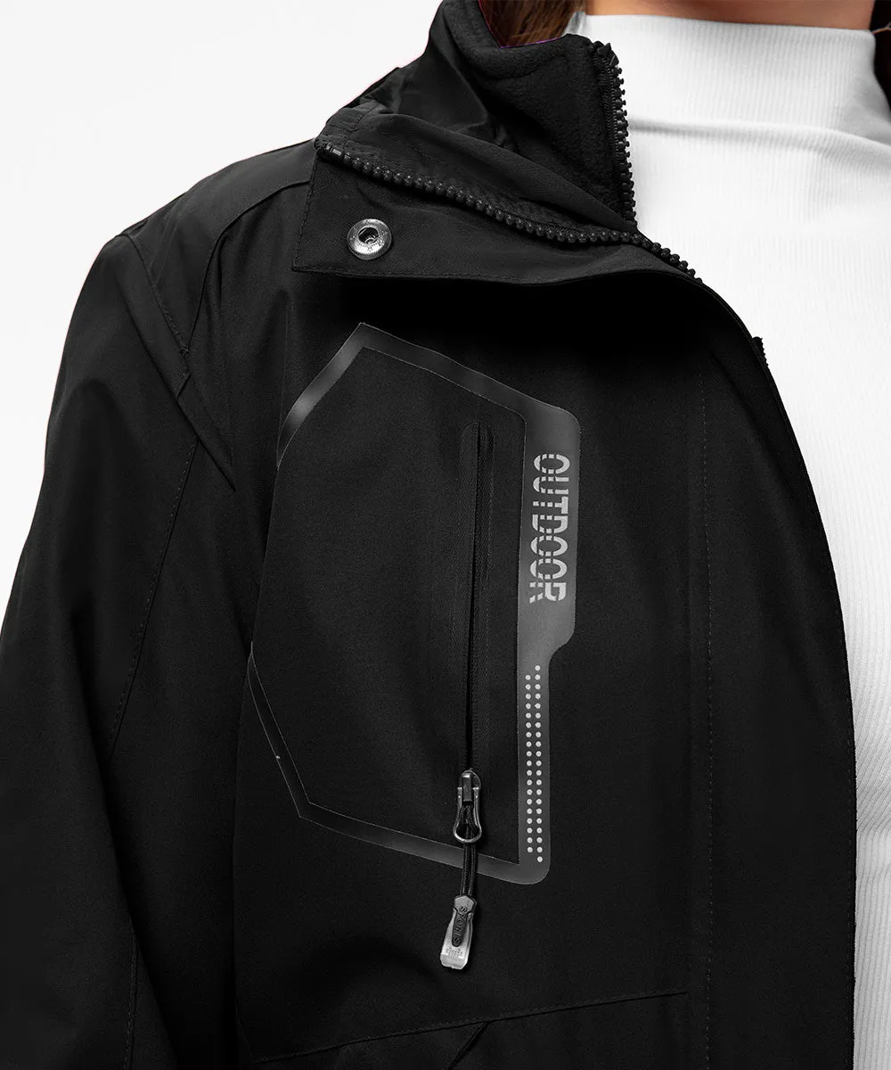 Women's 3-in-1 Water Resistant With Inner Fleece Jacket