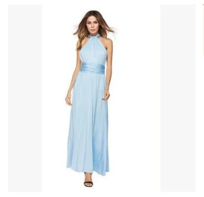 Women’s Convertible Bandage Boho Maxi Dress - FashionZapp