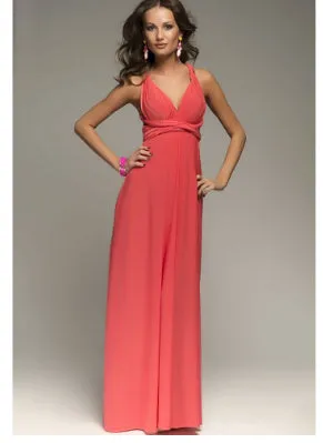 Women’s Convertible Bandage Boho Maxi Dress - FashionZapp
